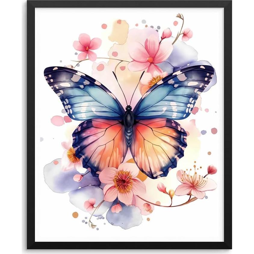 Kit de Pintura por Números Natuyalo Mariposa 40x50 cm