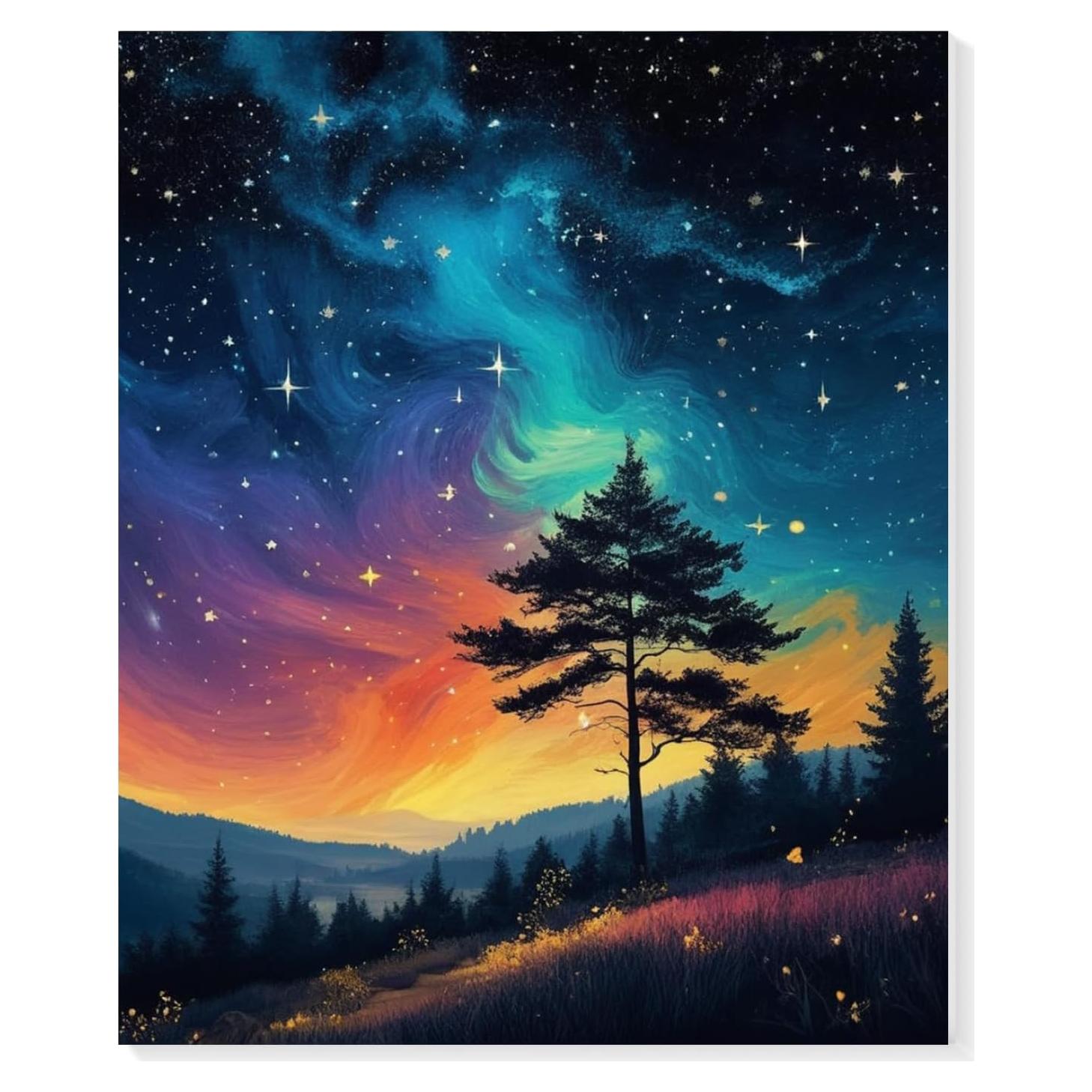 Kit de Pintura por Números Qoosea DIY Adultos 22.86x30.48cm