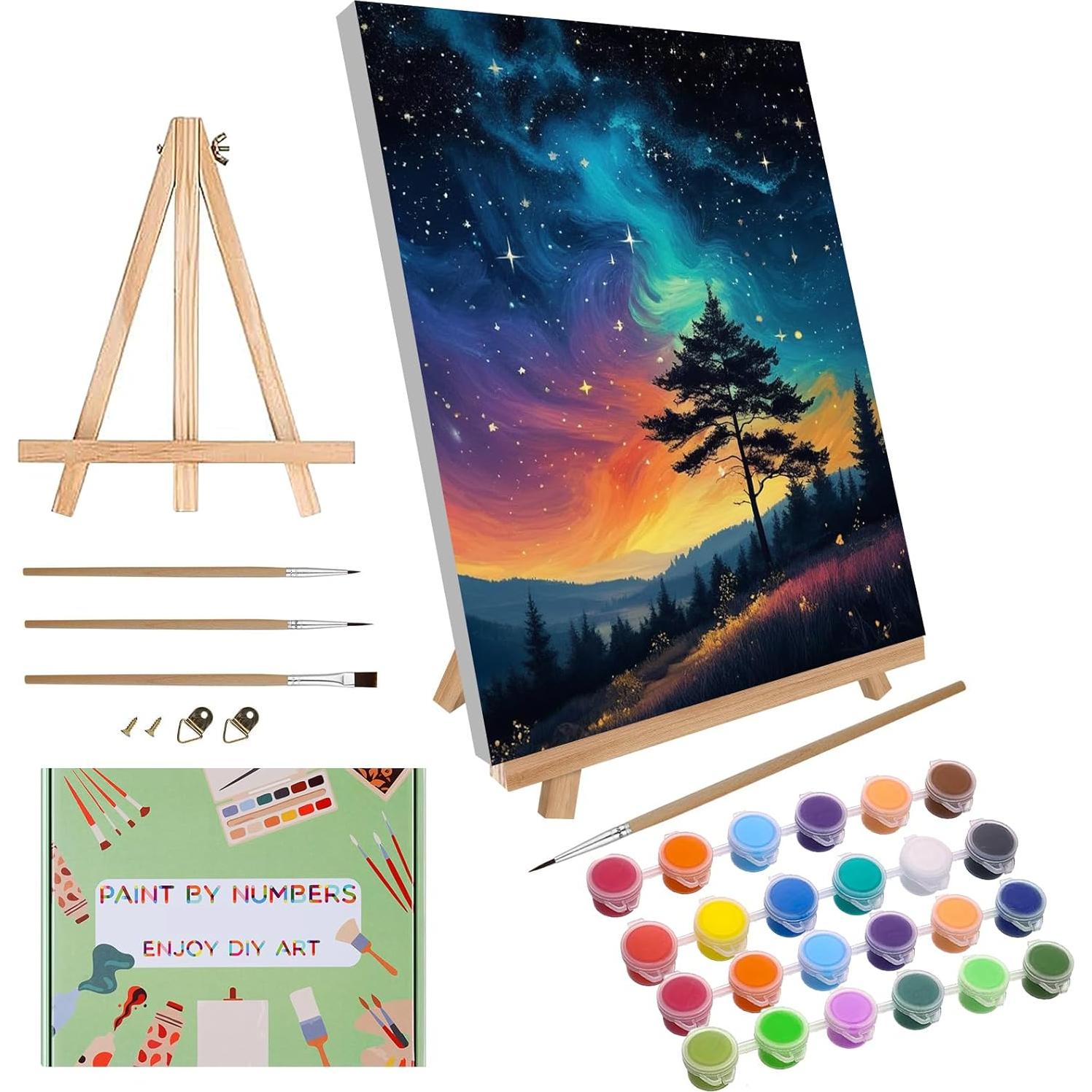 Kit de Pintura por Números Qoosea DIY Adultos 22.86x30.48cm