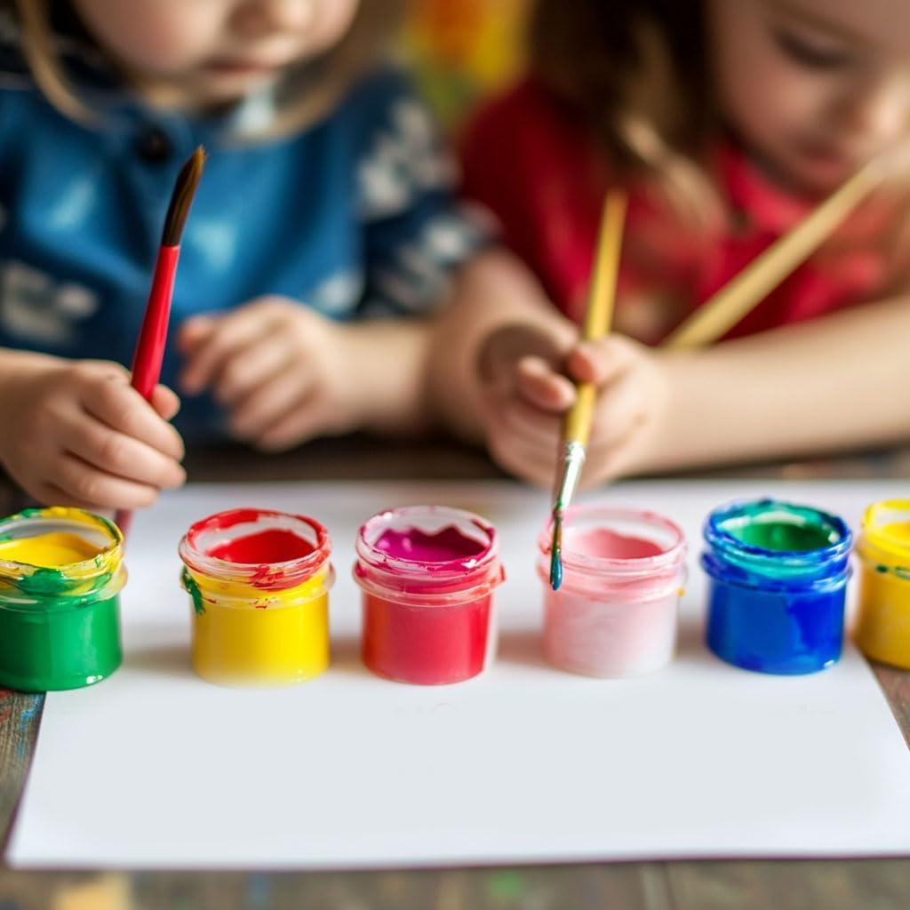 Kit Pintar por Números Genérico 40x50 cm Otoño Hojas y Hongos