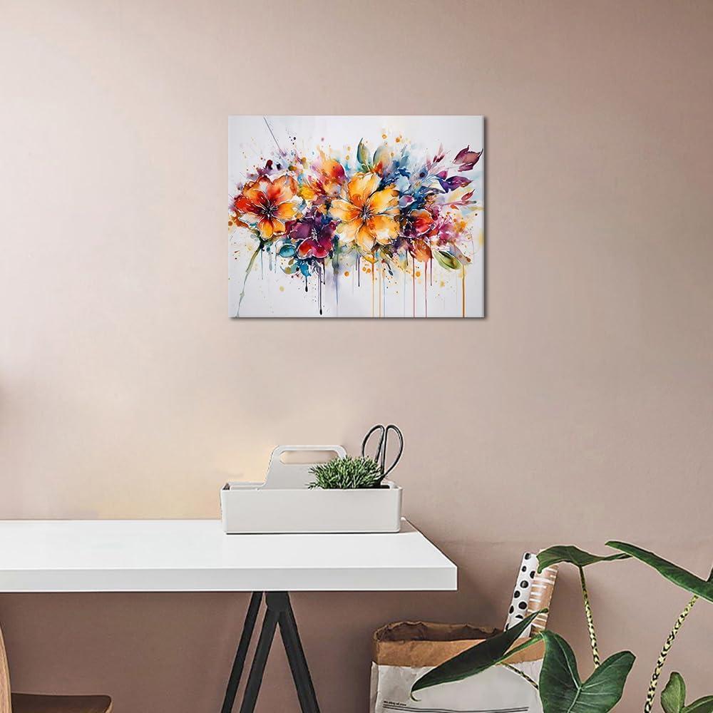 Kit de Pintar por Números TUMOVO 40.64x50.8 cm Floral