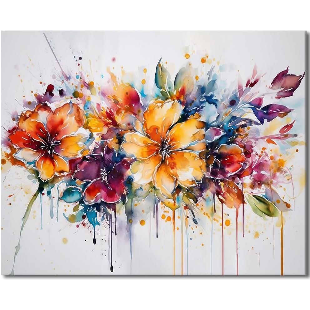 Kit de Pintar por Números TUMOVO 40.64x50.8 cm Floral