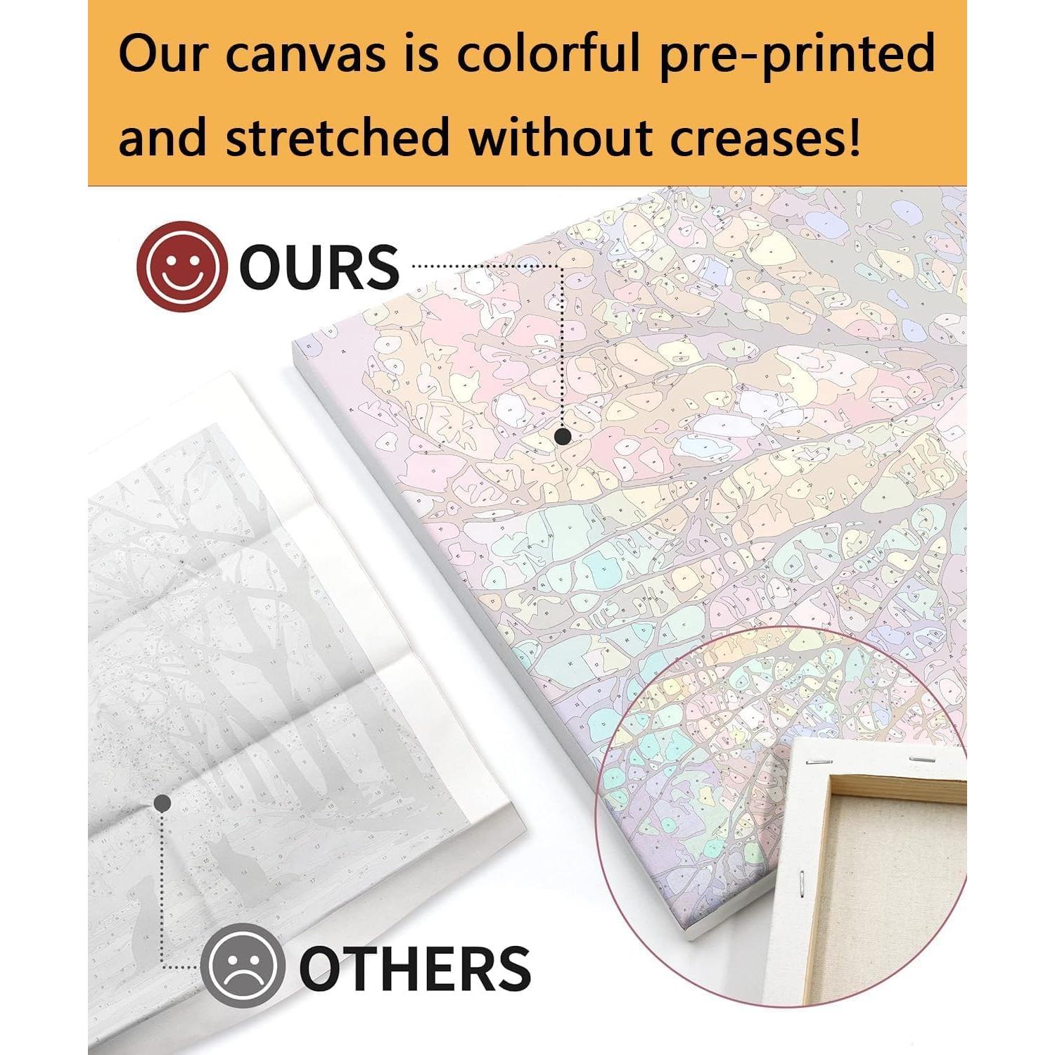 Kit de Pintura por Números Esqueleto 30x40cm igoodom