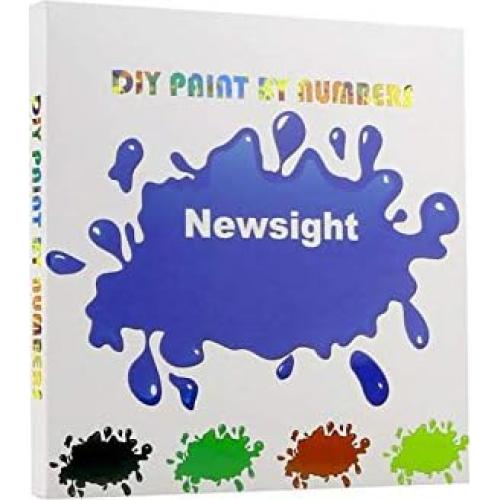 Kit de Pintar por Números Newsight 40x50 cm Acrílico Torre Eiffel