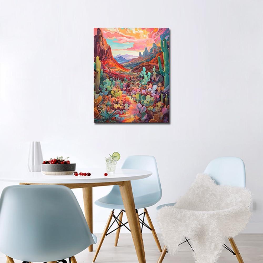 Kit de Pintura por Números TUMOVO 40x50 cm Suculentas