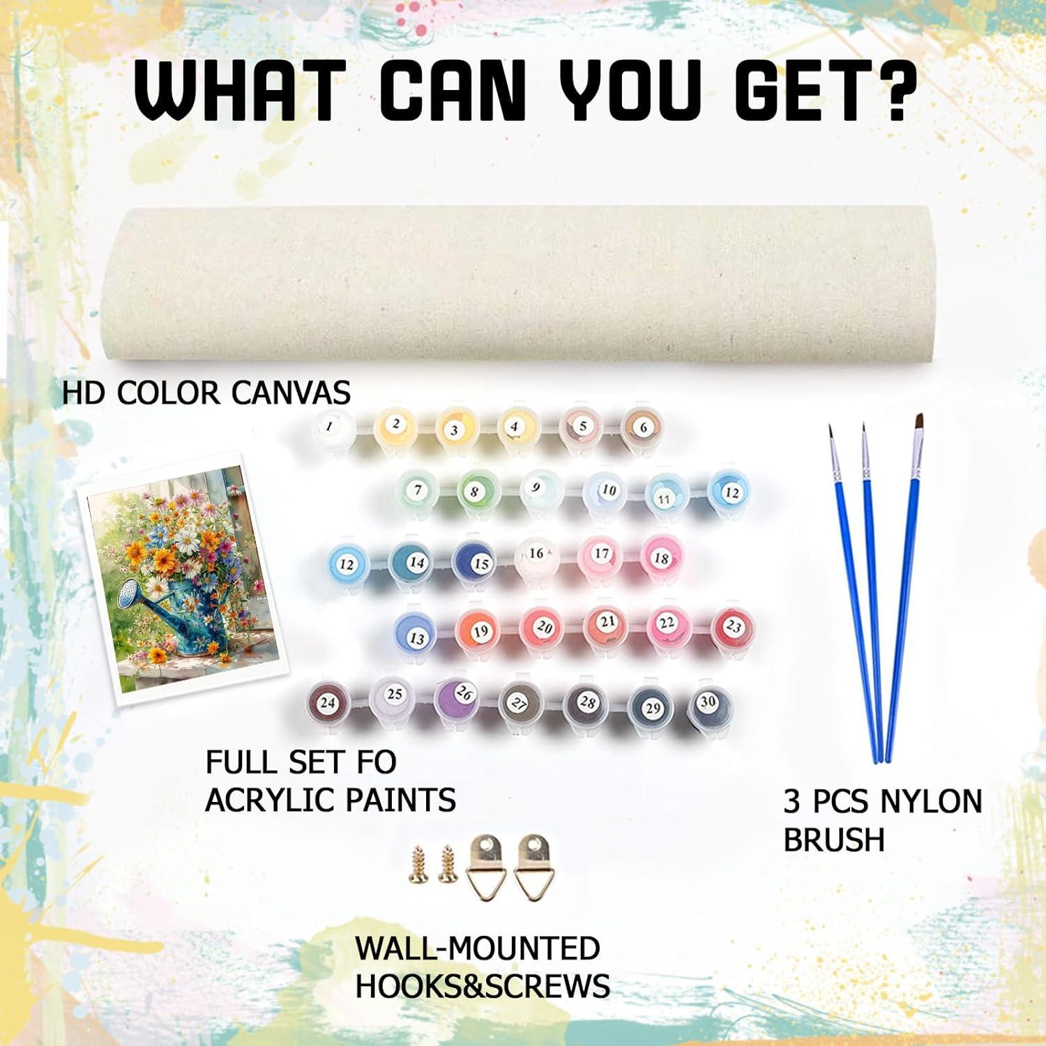 Kit de Pintura por Números Perycomly Adultos 40.6x50.8 cm