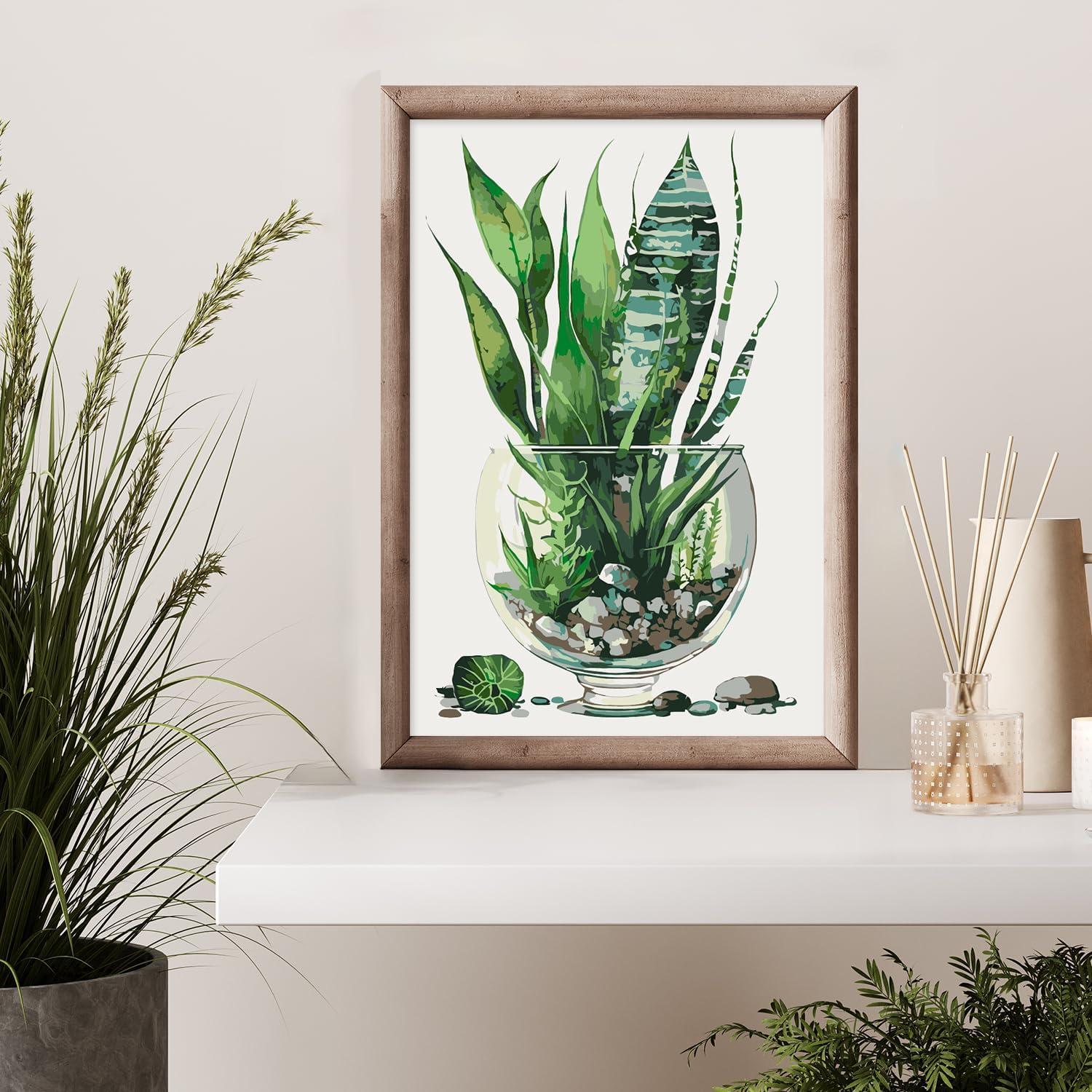 Kit de Pintura por Números Possoco 20x30 cm con Marco