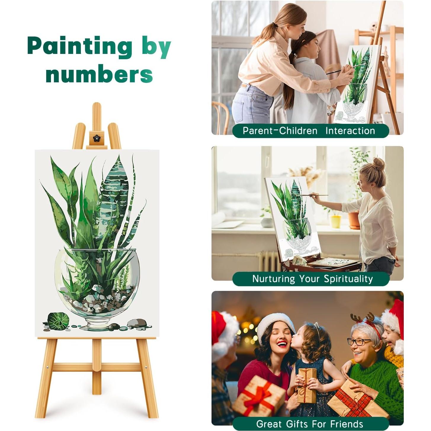 Kit de Pintura por Números Possoco 20x30 cm con Marco