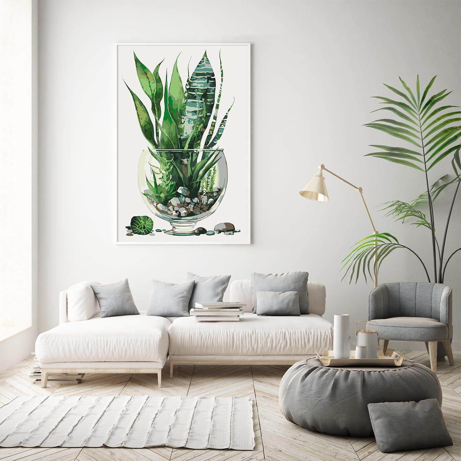 Kit de Pintura por Números Possoco 20x30 cm con Marco