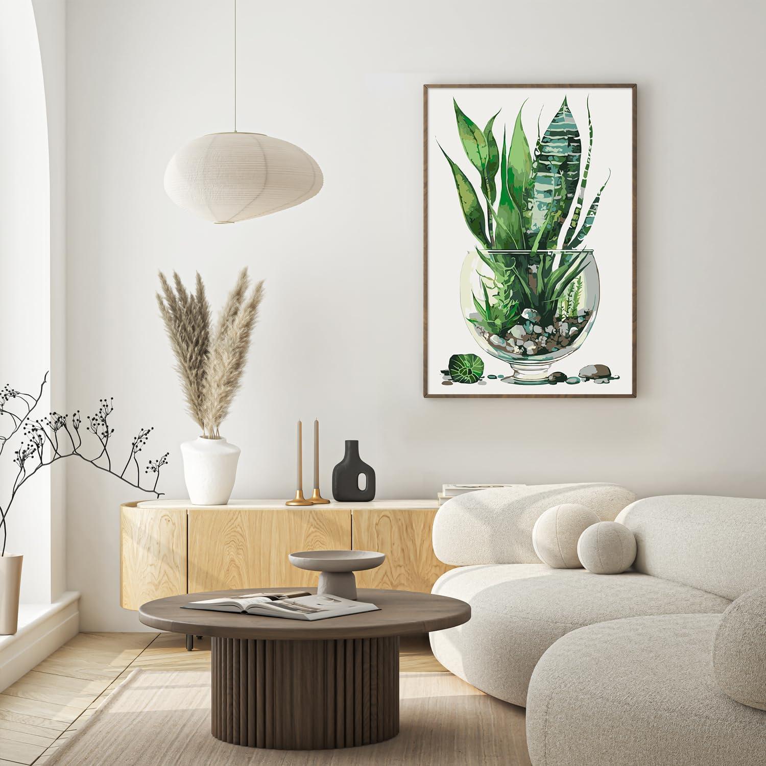 Kit de Pintura por Números Possoco 20x30 cm con Marco