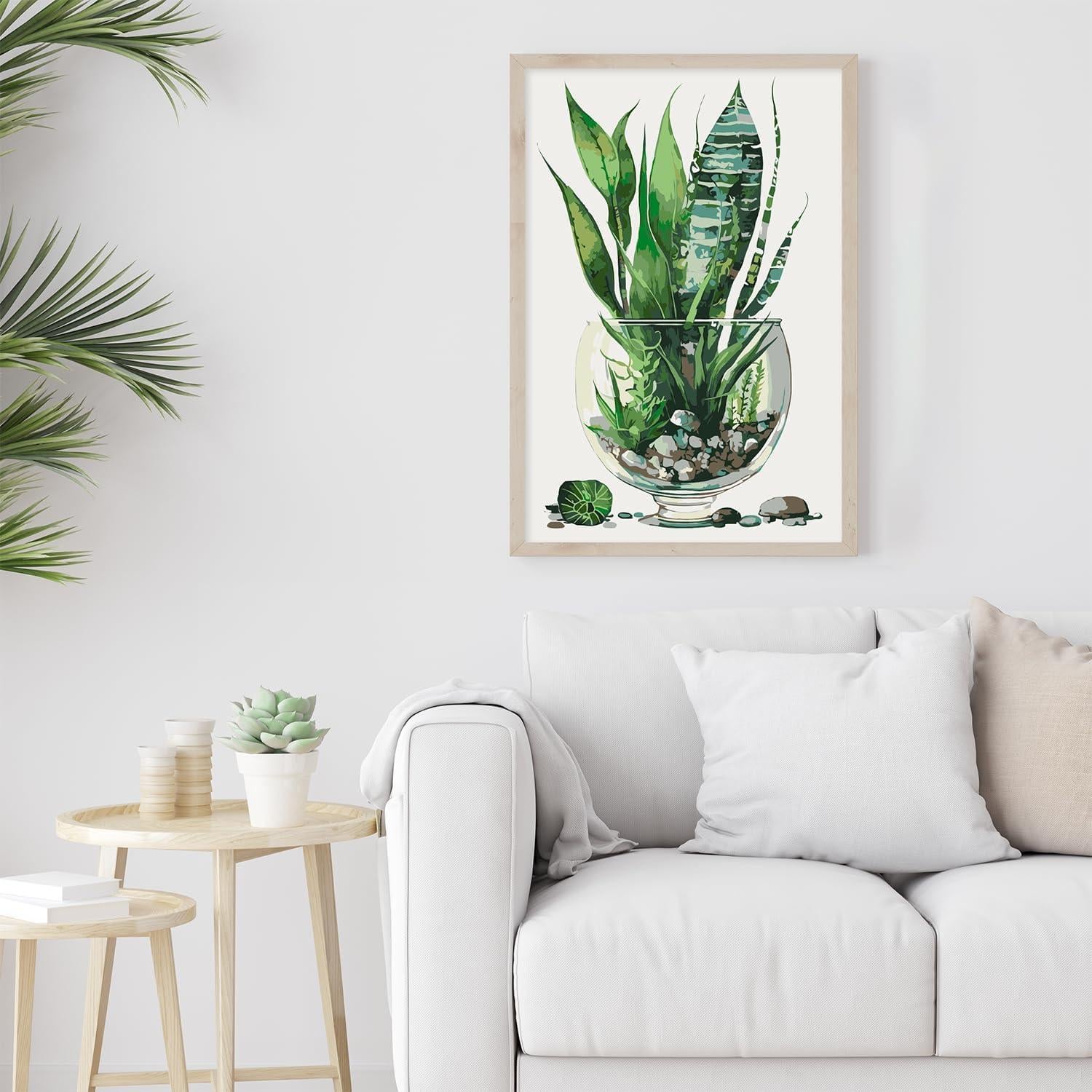 Kit de Pintura por Números Possoco 20x30 cm con Marco