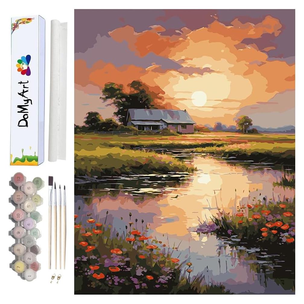Kit de Pintura por Números DoMyArt 40.64x50.8 cm Acrílico