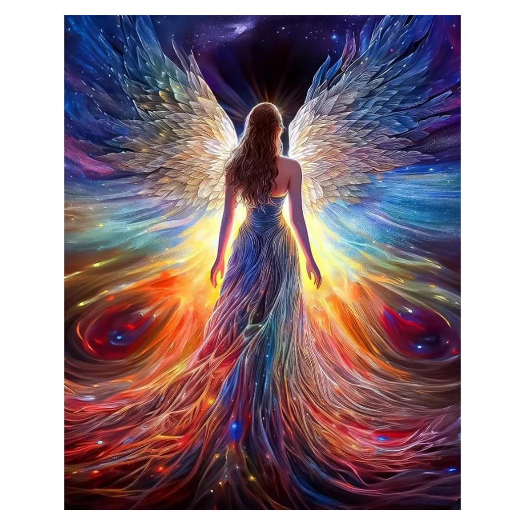 Kit de Pintura por Números Eimivrc Ángel 40x50 cm