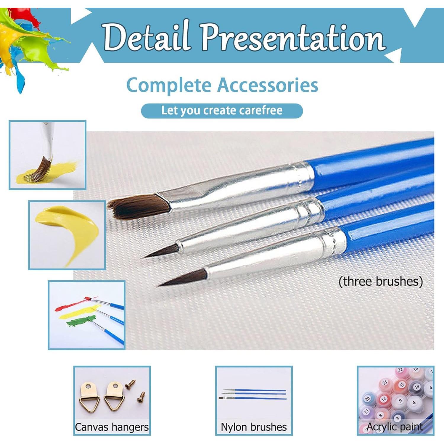 Kit de Pintura por Números Eimivrc Ángel 40x50 cm