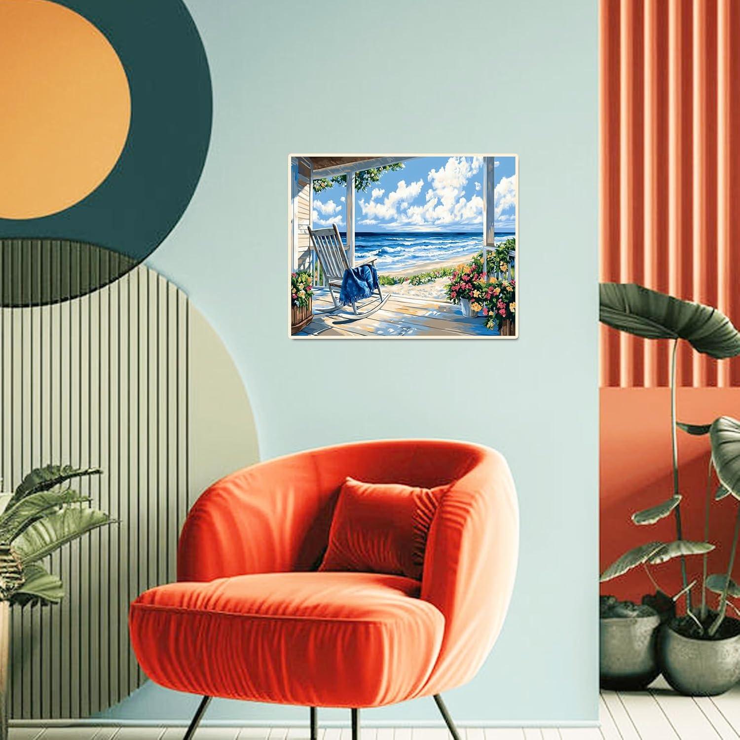 Kit de Pintura por Números Obterie 40.64x50.8 cm Acrílico