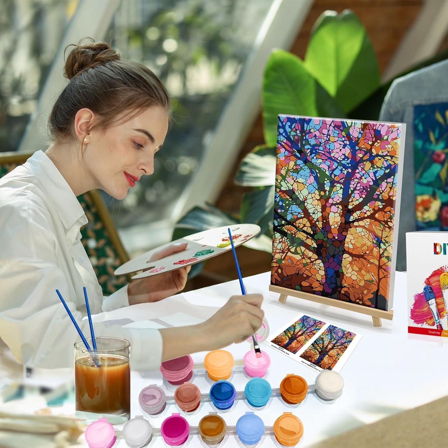 Kit de Pintura por Números HeeBenor 20x30 cm Adultos