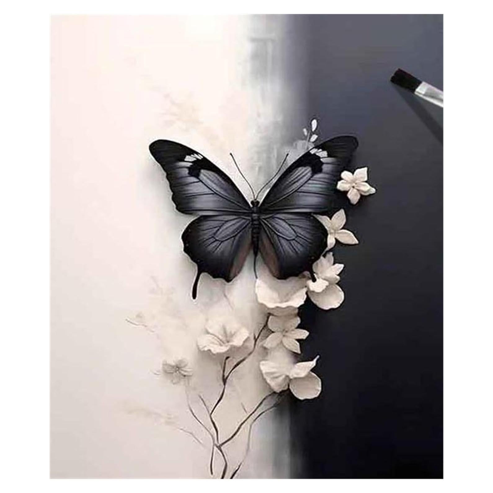 Kit de Pintura por Números Hestarcul Mariposa Adultos 50x40cm