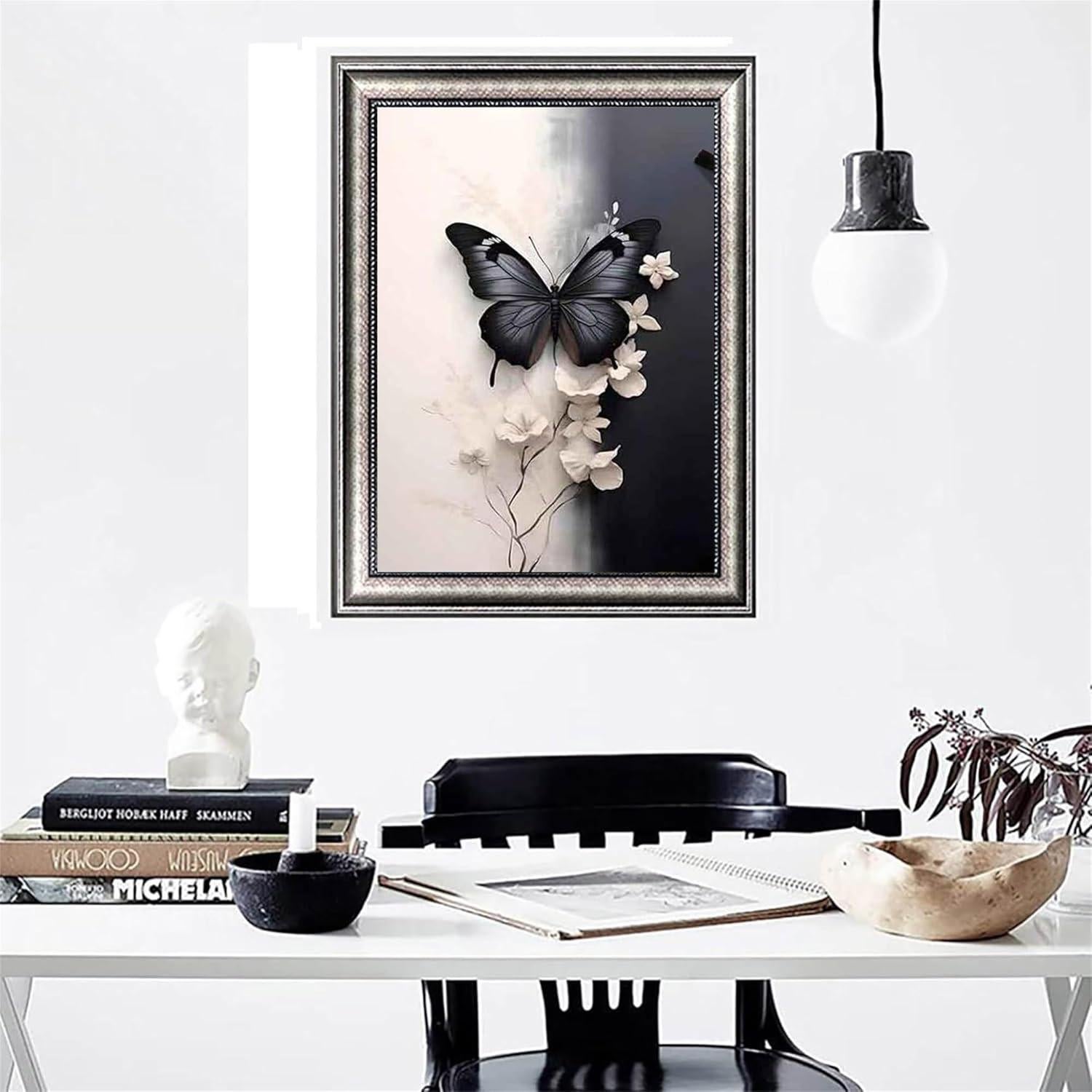 Kit de Pintura por Números Hestarcul Mariposa Adultos 50x40cm