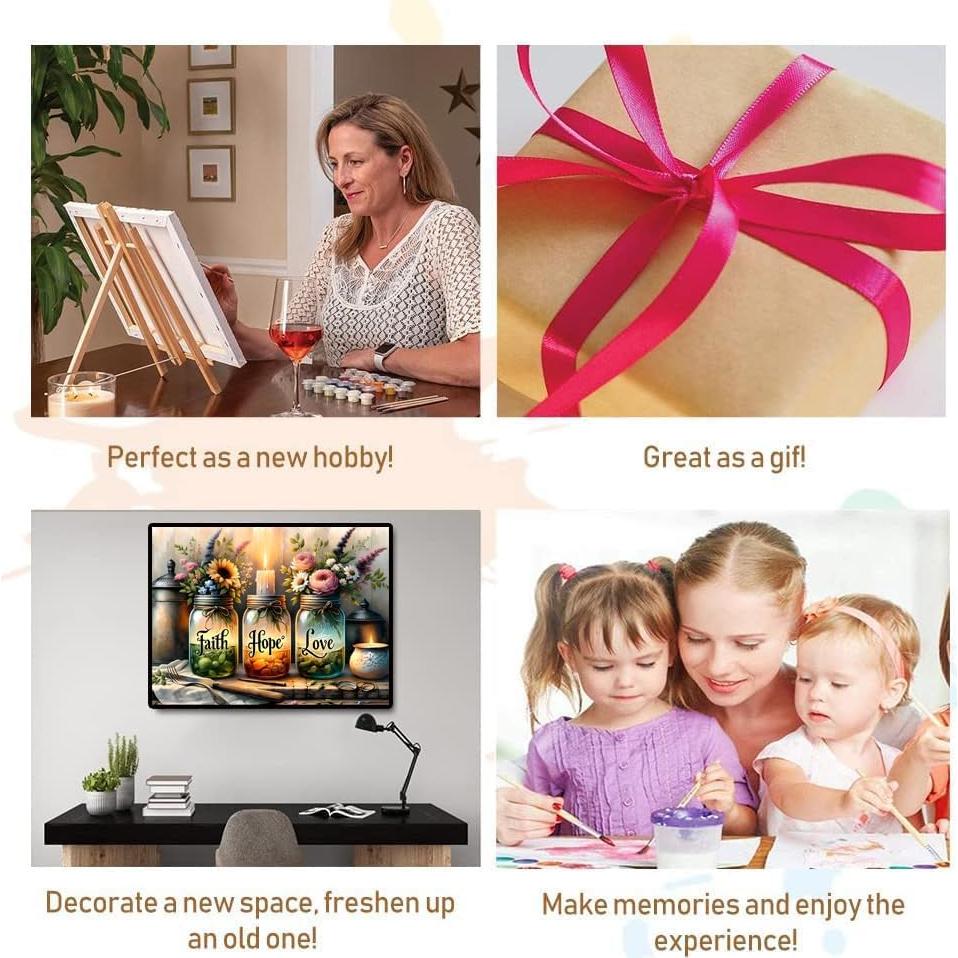 Kit Pintar por Números Fotasmua Botella de Deseos 40x50 cm