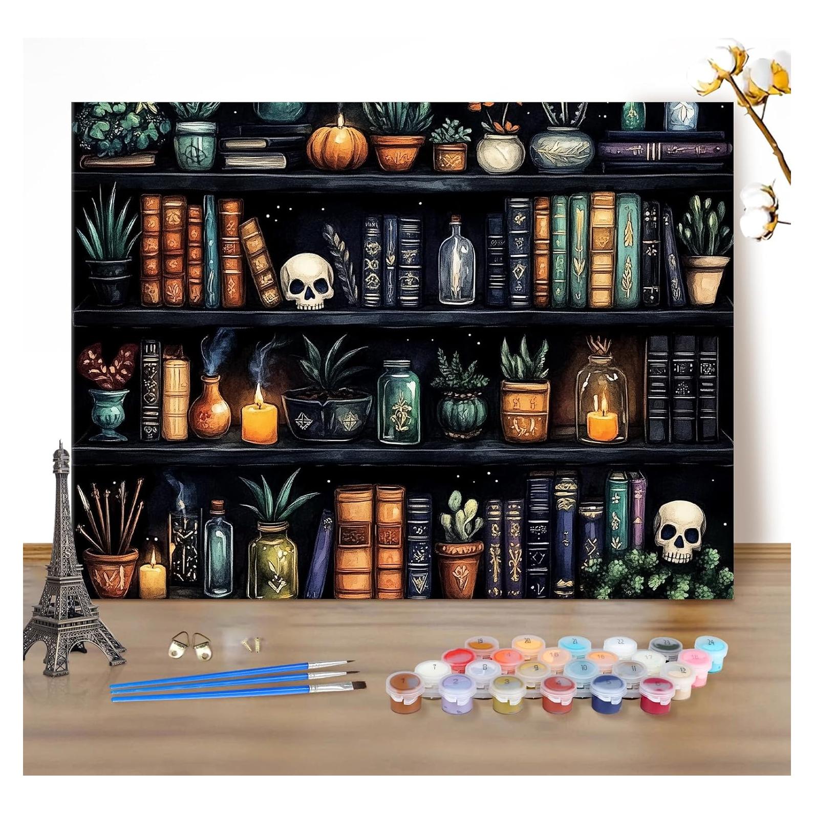 Kit de Pintura por Números EOBROMD Halloween 50x40cm