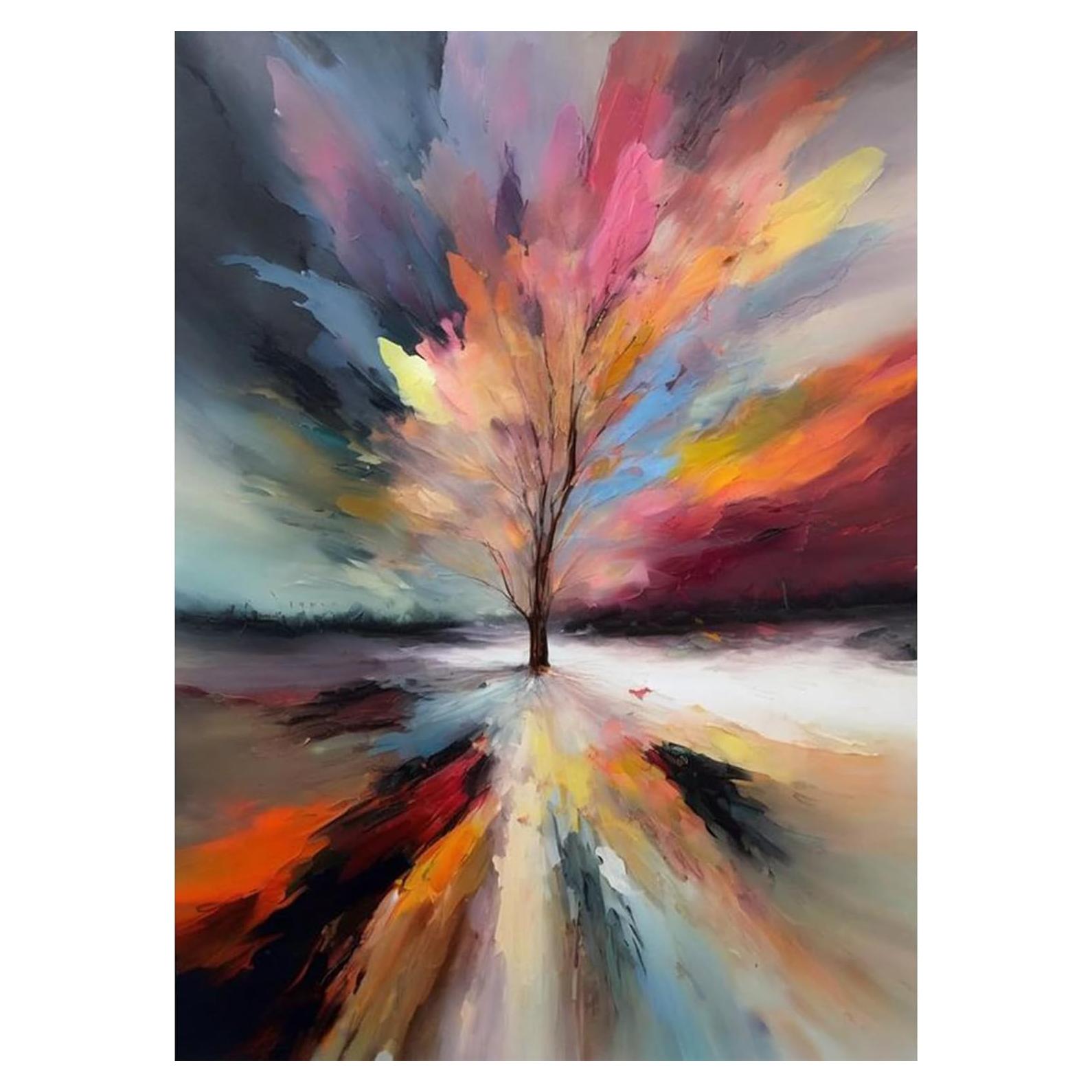 Kit de Pintar por Números stnckic - Árbol de la Vida 40x50 cm