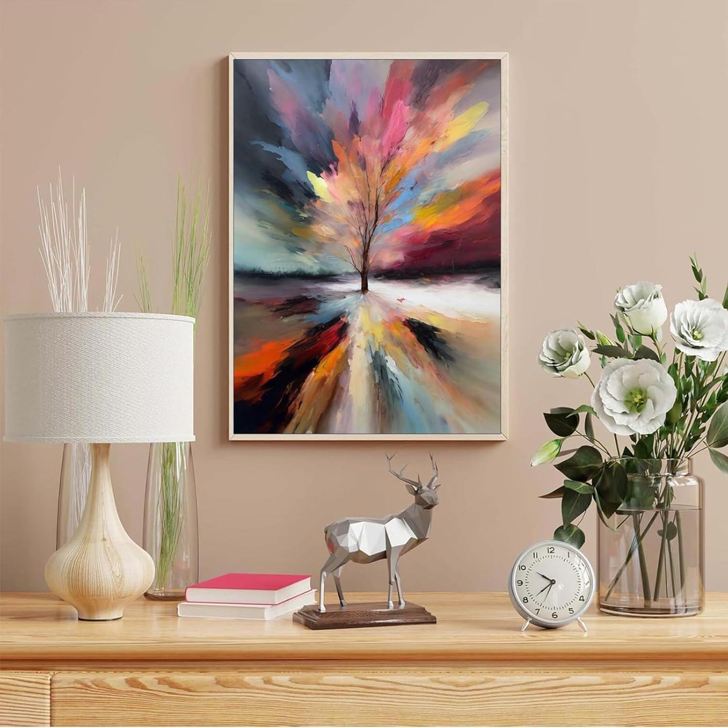 Kit de Pintar por Números stnckic - Árbol de la Vida 40x50 cm