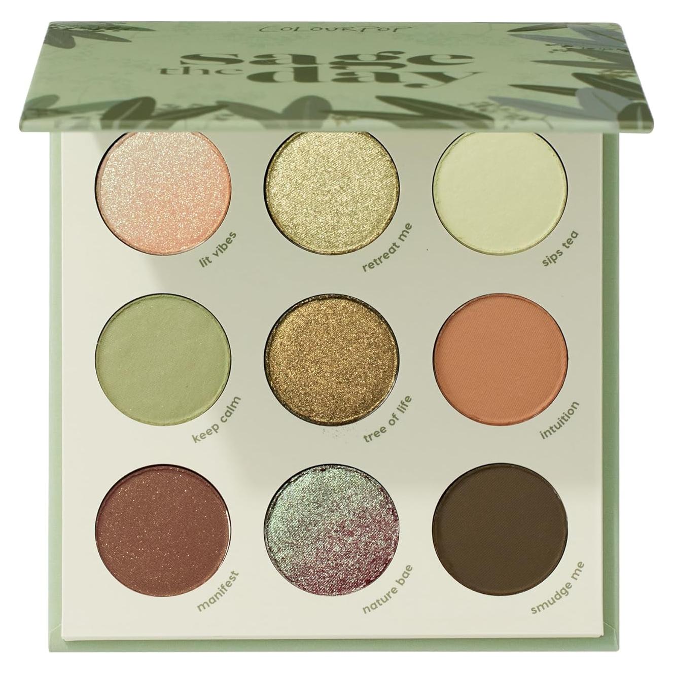 Paleta de Sombras ColourPop Sage the Day - 9 Tonos Mate y Metálicos