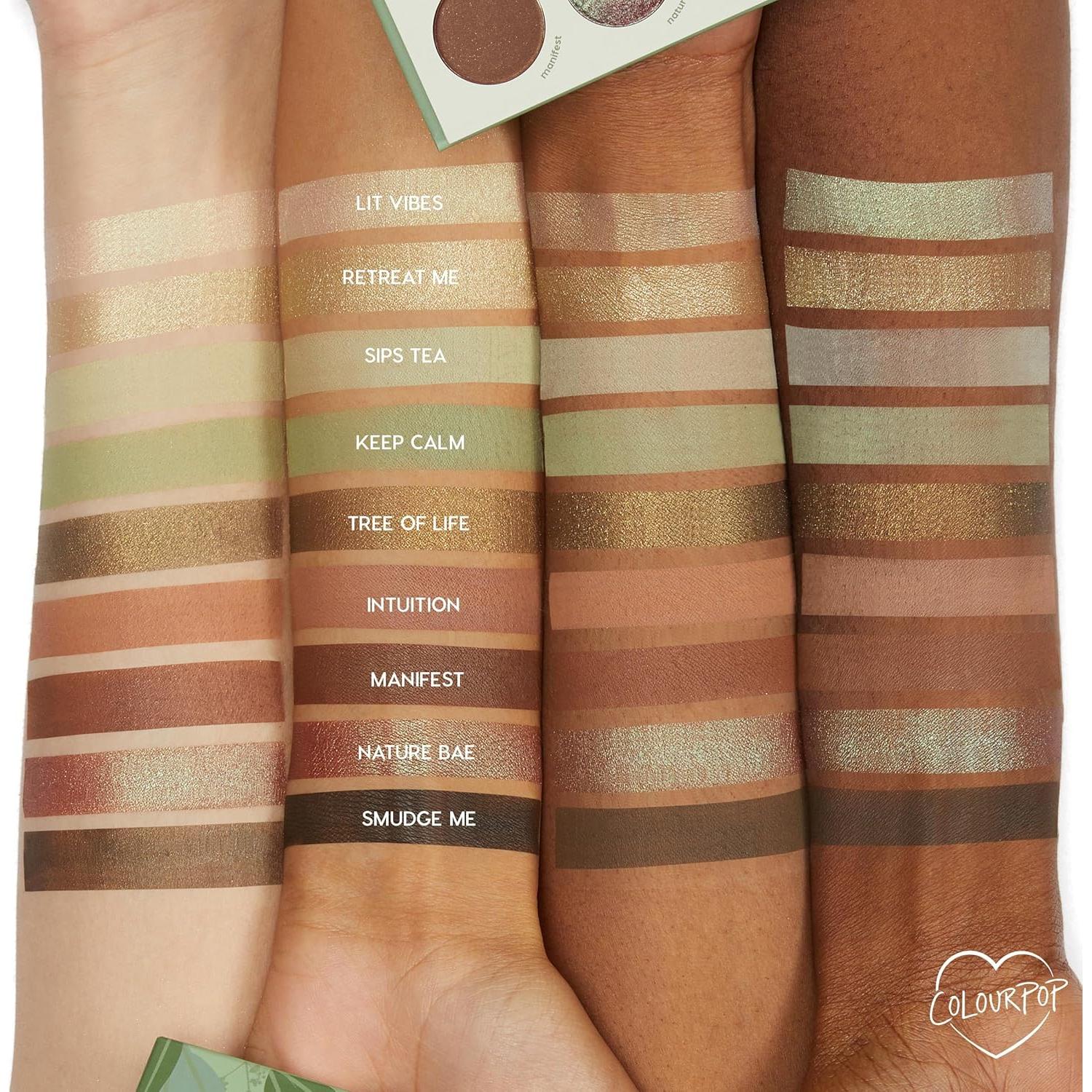 Paleta de Sombras ColourPop Sage the Day - 9 Tonos Mate y Metálicos