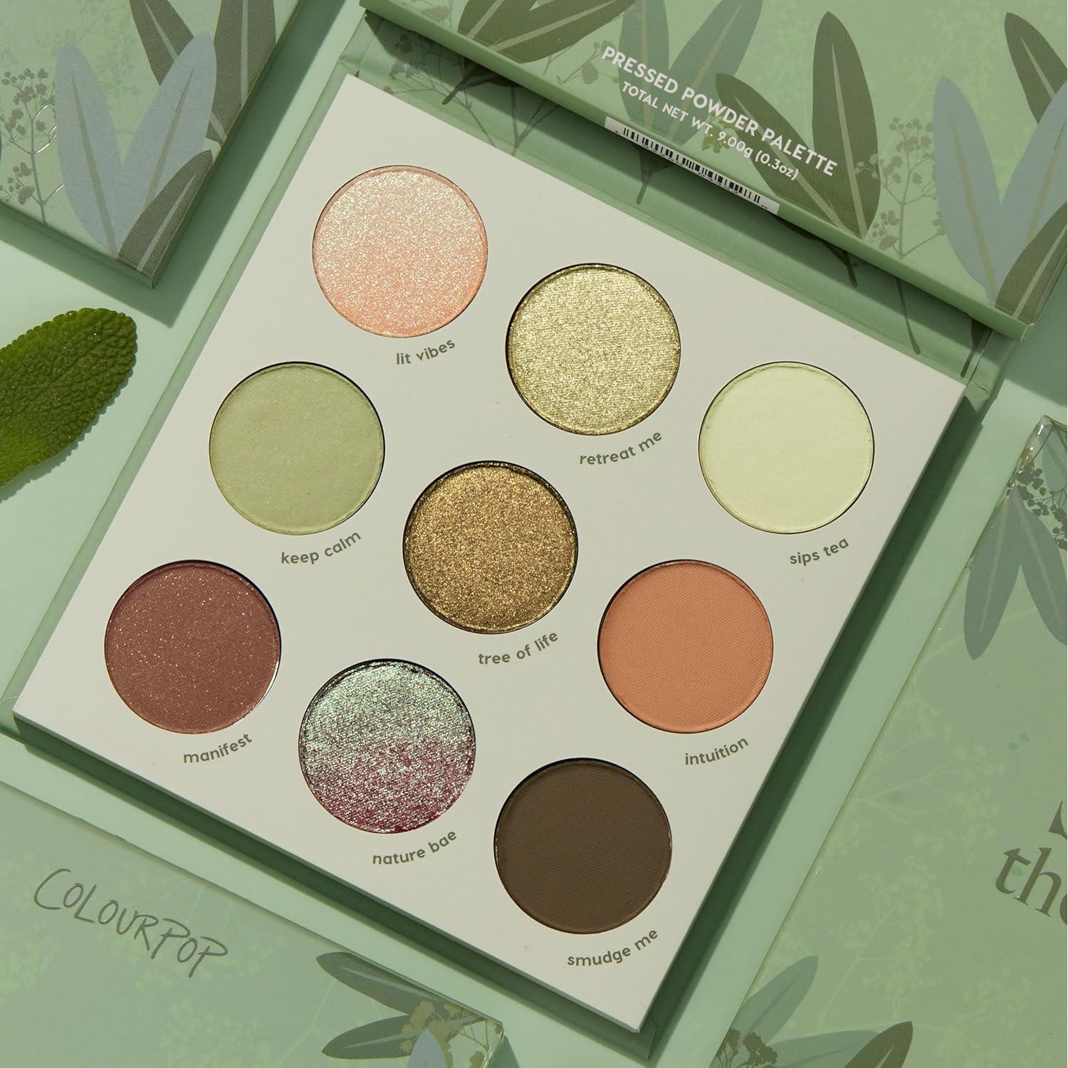 Paleta de Sombras ColourPop Sage the Day - 9 Tonos Mate y Metálicos