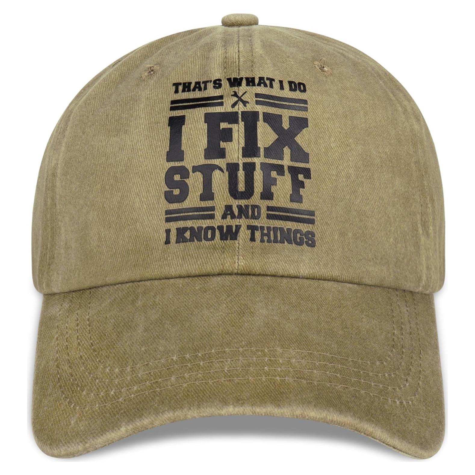 Gorra de béisbol ajustable de algodón para hombres - Regalo único