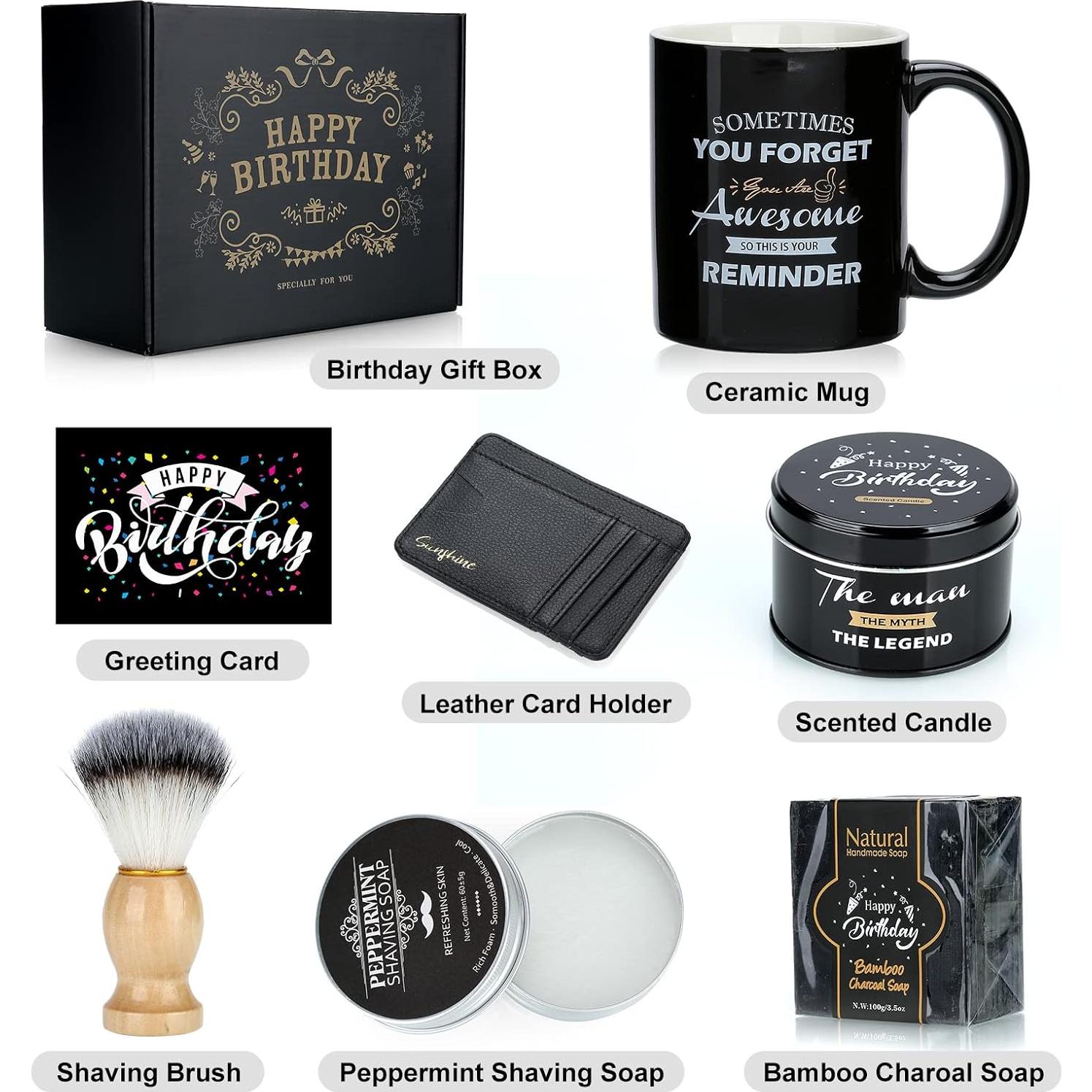 Caja de Regalos de Cumpleaños para Hombres Sovyime - 8 Piezas