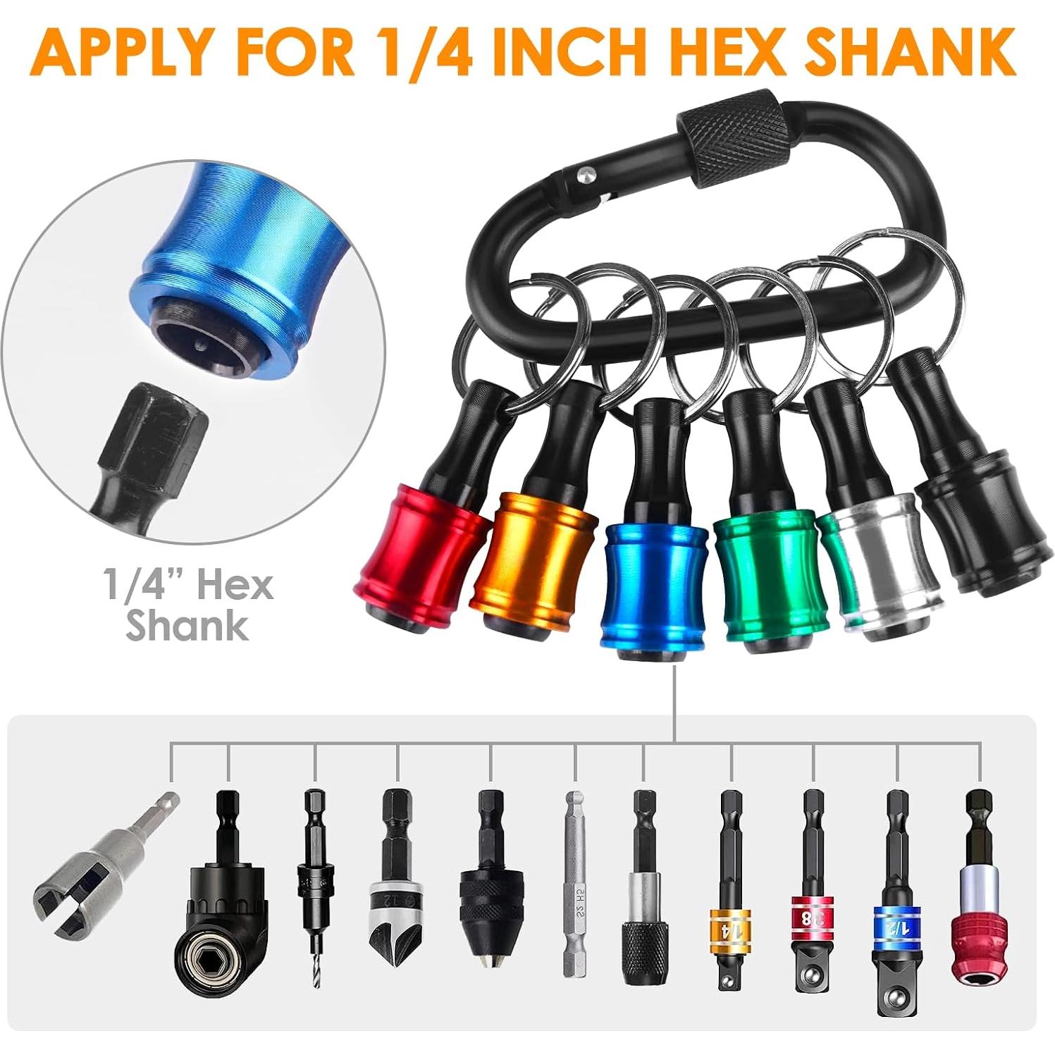 Soporte de Puntas Magnético EVERSEE - 12 Piezas, Aluminio