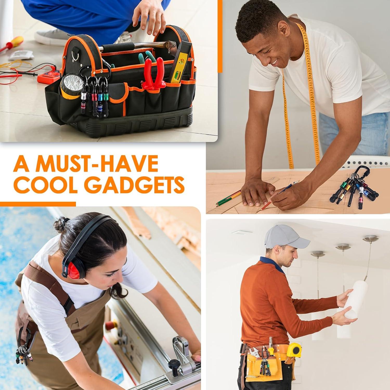 Soporte de Puntas Magnético EVERSEE - 12 Piezas, Aluminio