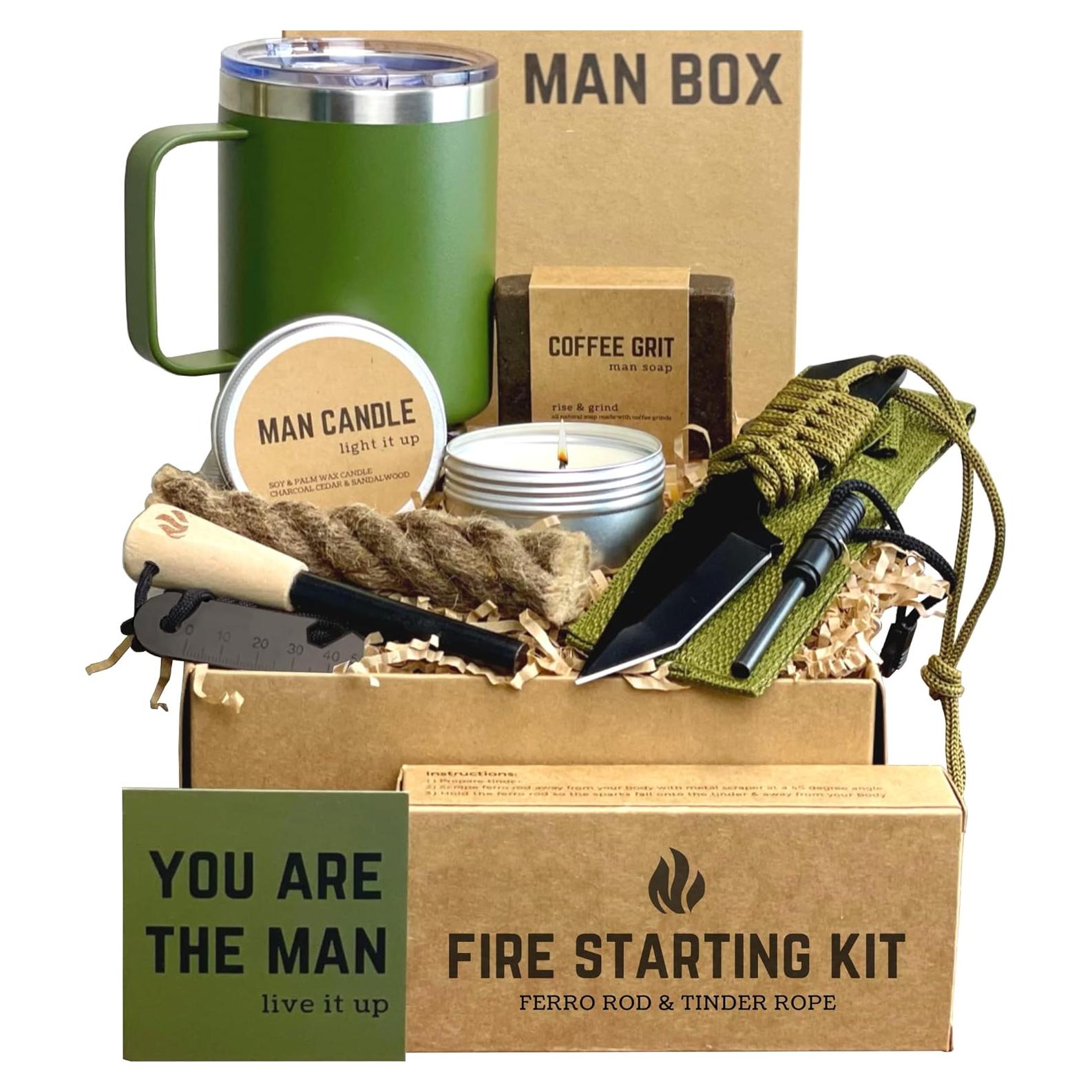 Caja de Regalo para Hombres Boxzie - Kit de Camping y Aventura