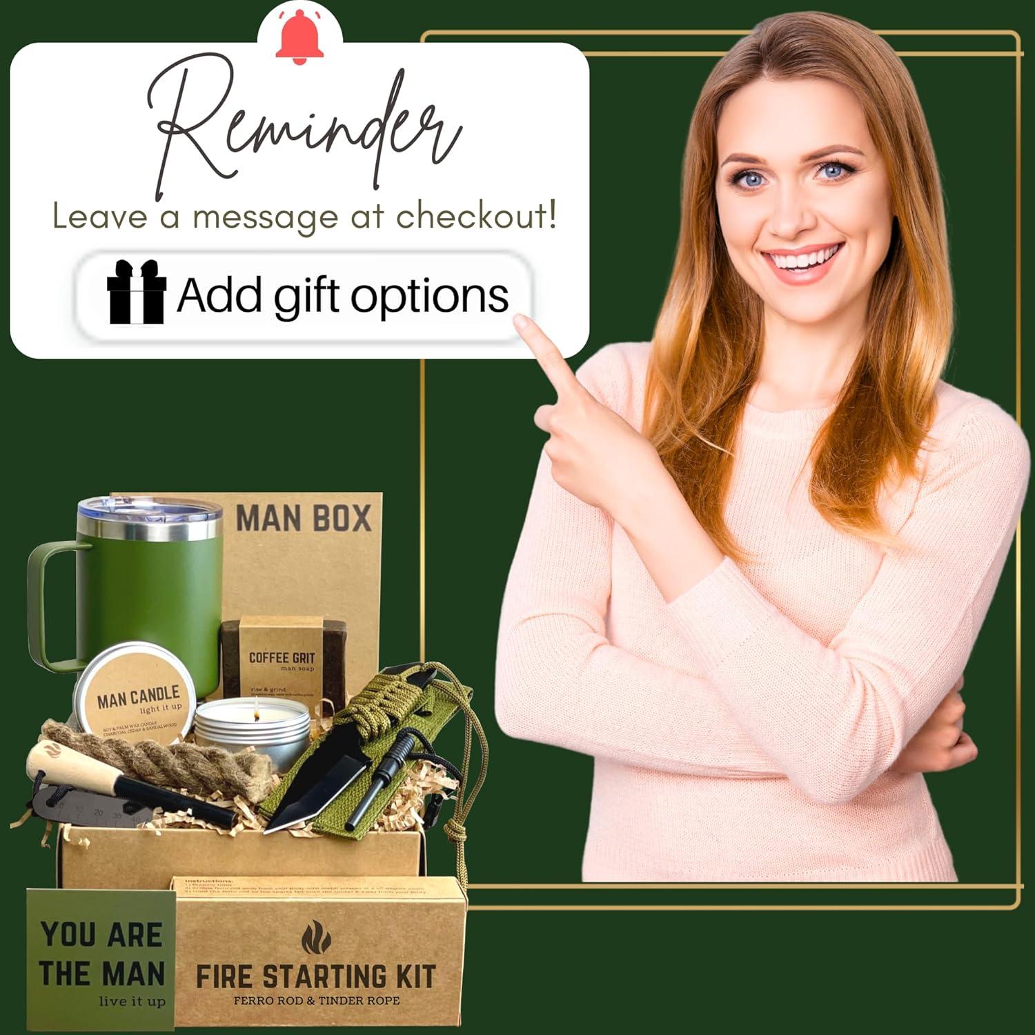 Caja de Regalo para Hombres Boxzie - Kit de Camping y Aventura