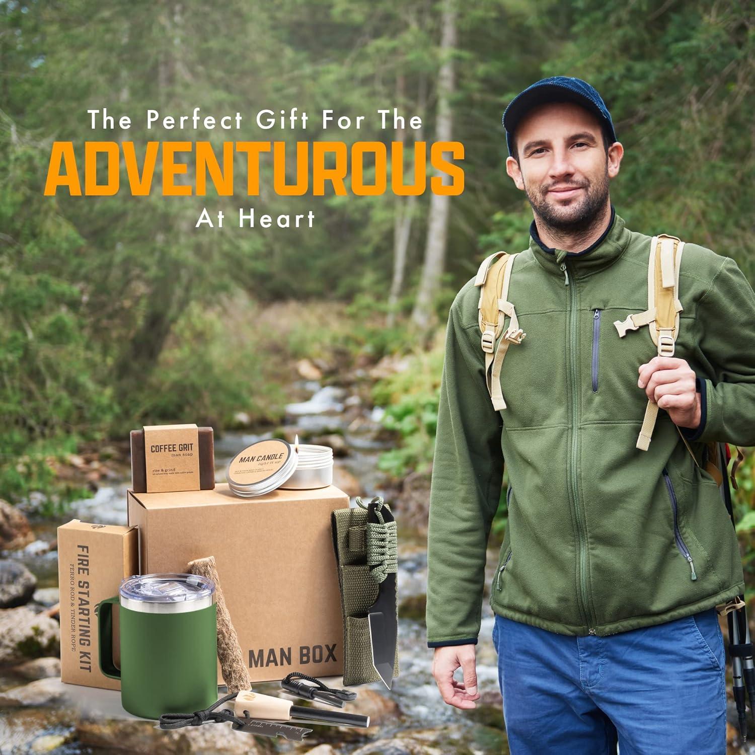 Caja de Regalo para Hombres Boxzie - Kit de Camping y Aventura
