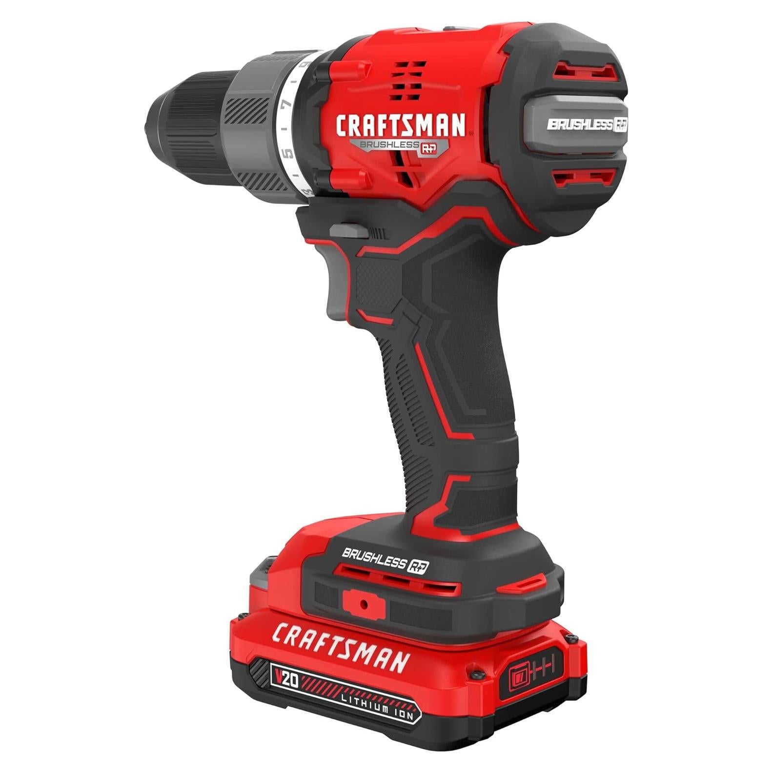 Taladro Atornillador Inalámbrico CRAFTSMAN V20 1/2" 340W