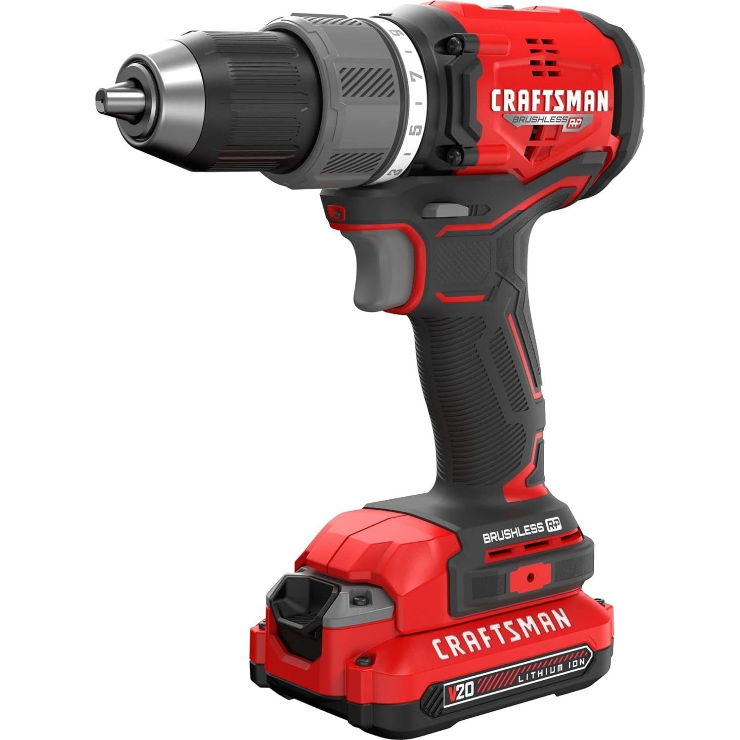 Taladro Atornillador Inalámbrico CRAFTSMAN V20 1/2" 340W
