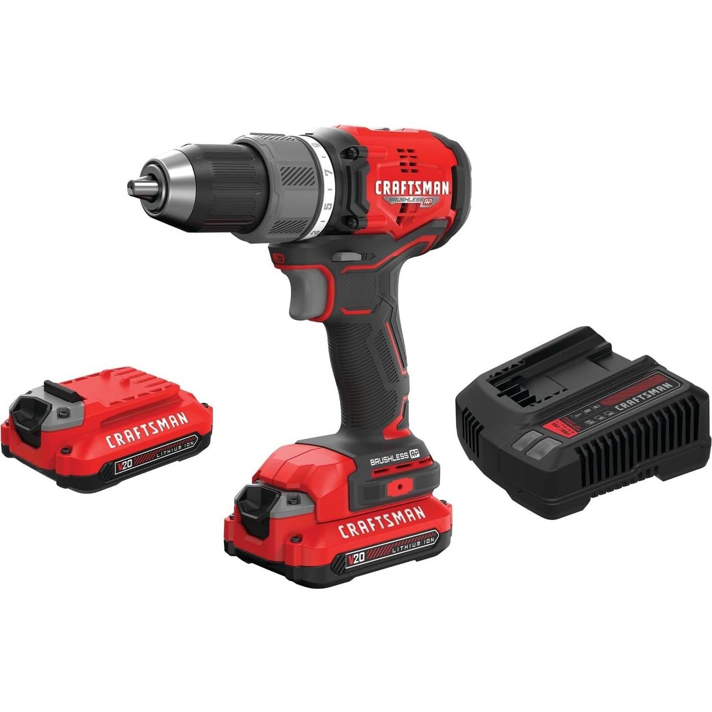 Taladro Atornillador Inalámbrico CRAFTSMAN V20 1/2" 340W