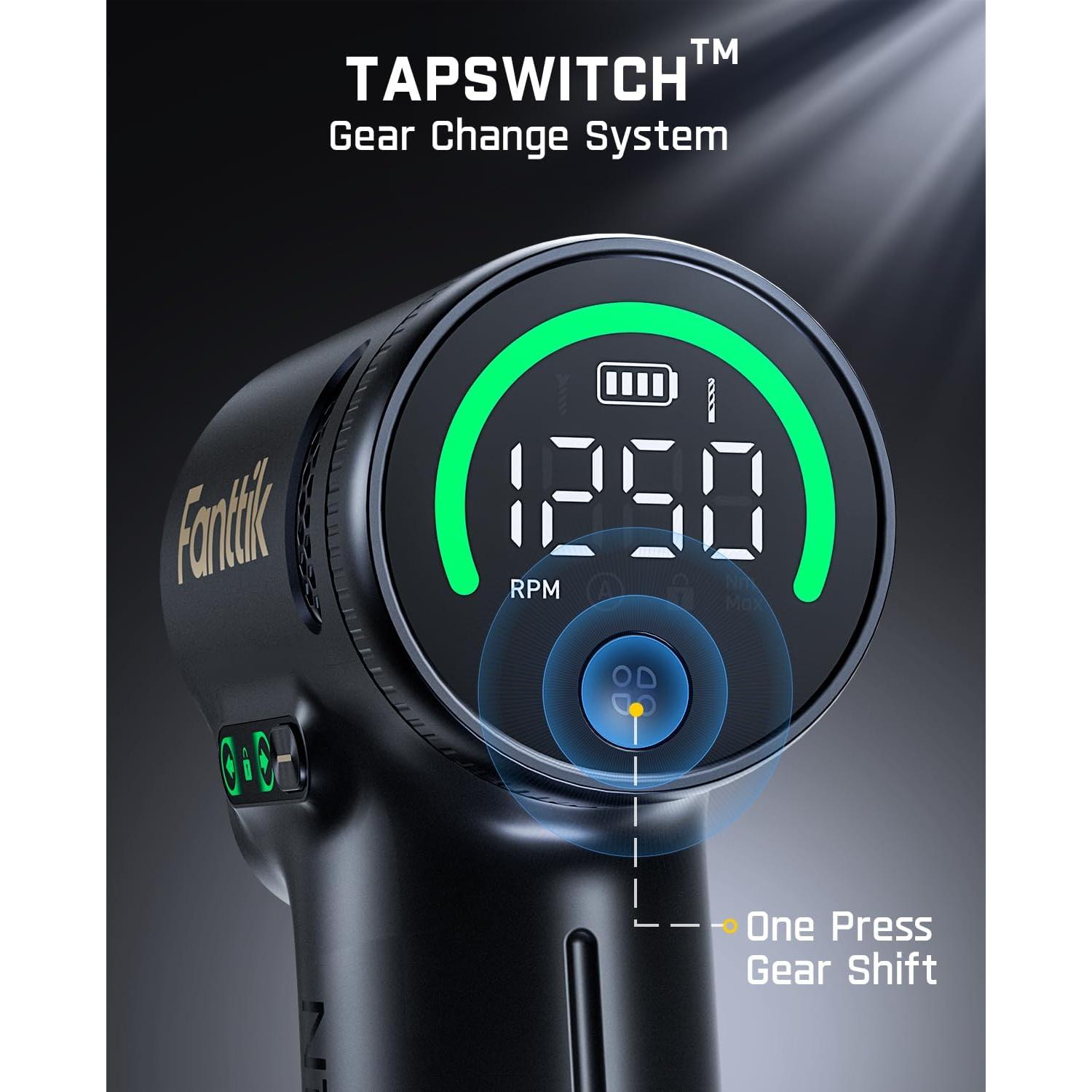 Taladro Inalámbrico Fanttik K2 Ultra 30N.m 1250RPM 2.5Ah