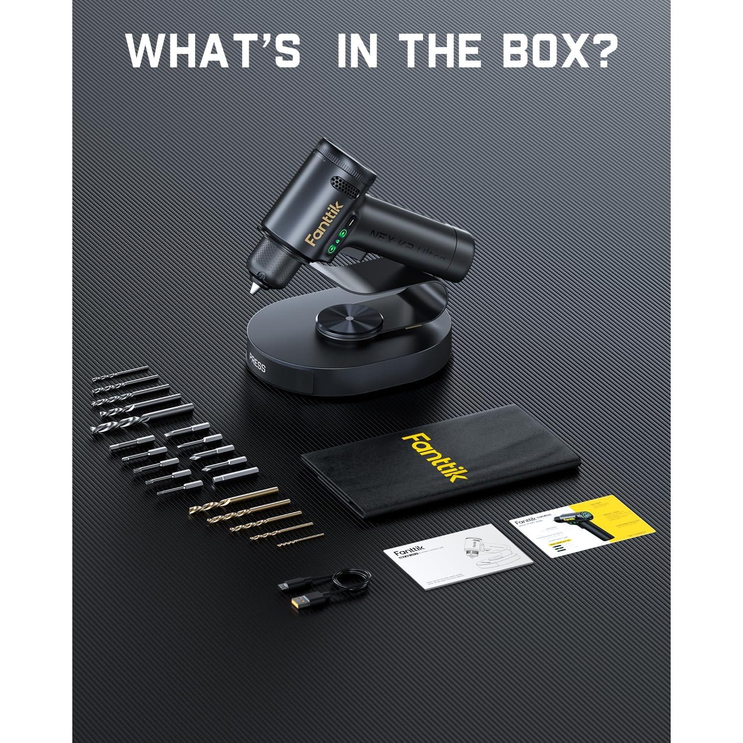 Taladro Inalámbrico Fanttik K2 Ultra 30N.m 1250RPM 2.5Ah