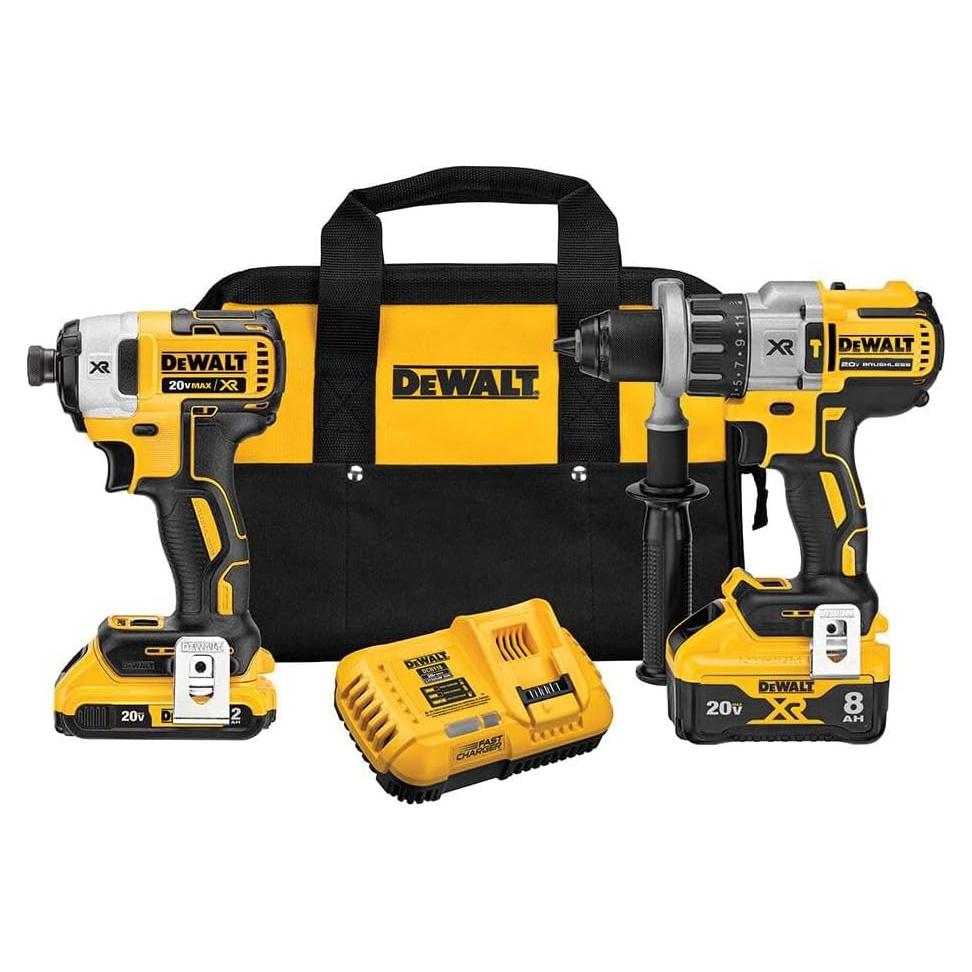 Kit Taladro Inalámbrico DEWALT 20V MAX XR DCK299D1W1