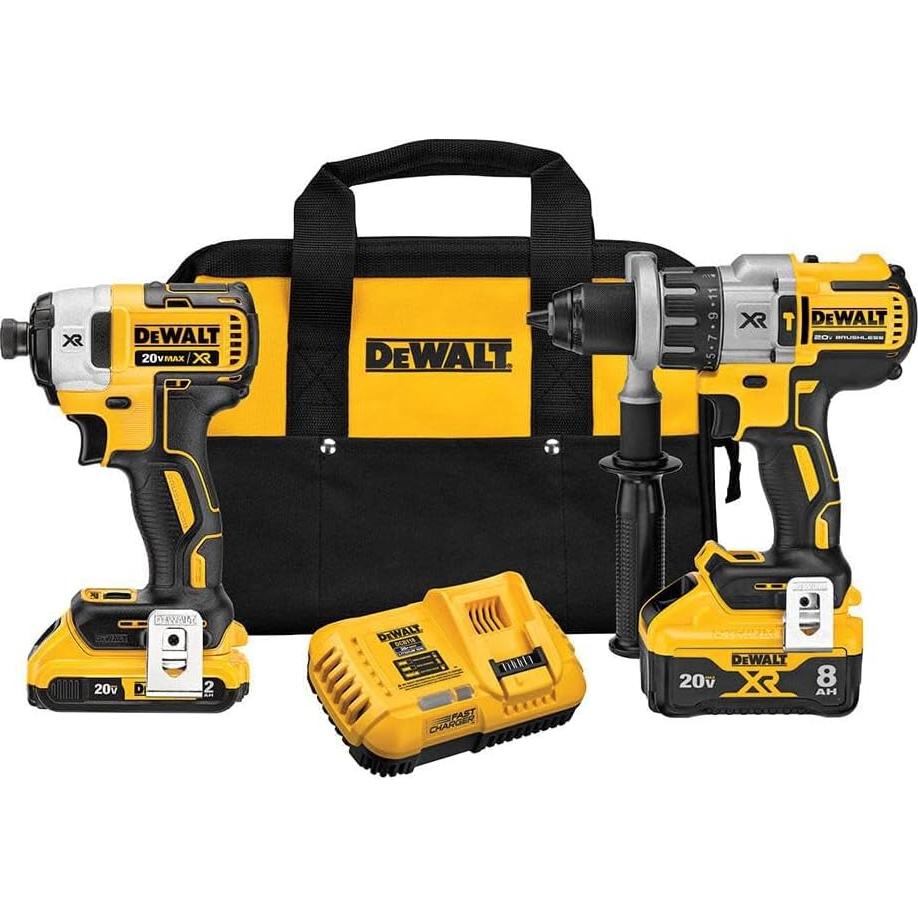 Kit Taladro Inalámbrico DEWALT 20V MAX XR DCK299D1W1