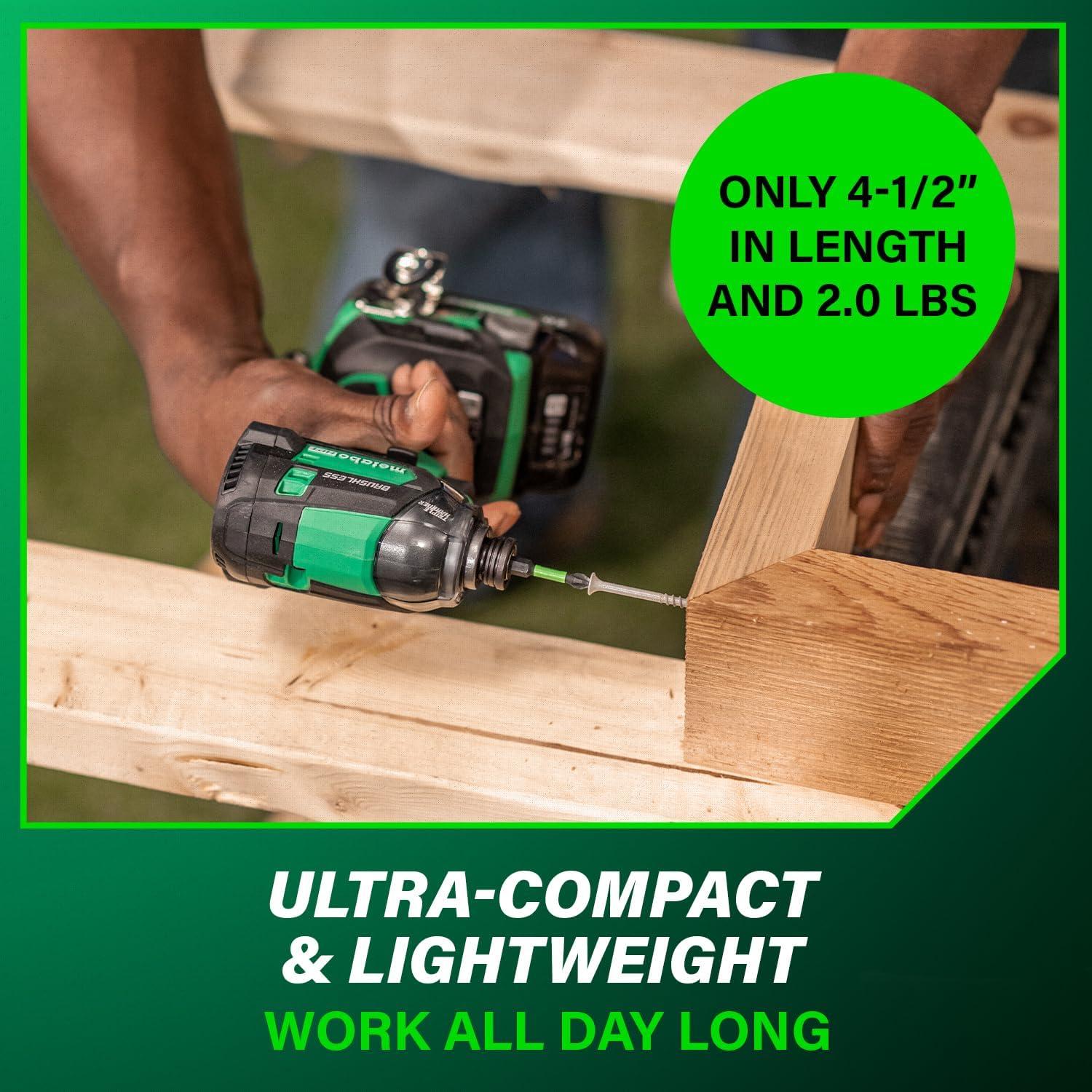 Destornillador de Impacto Inalámbrico Metabo HPT 18V WH18DC