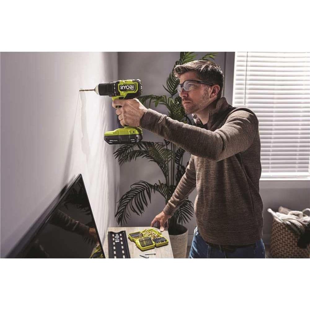 Kit Taladro y Destornillador Inalámbrico RYOBI 18V Compacto