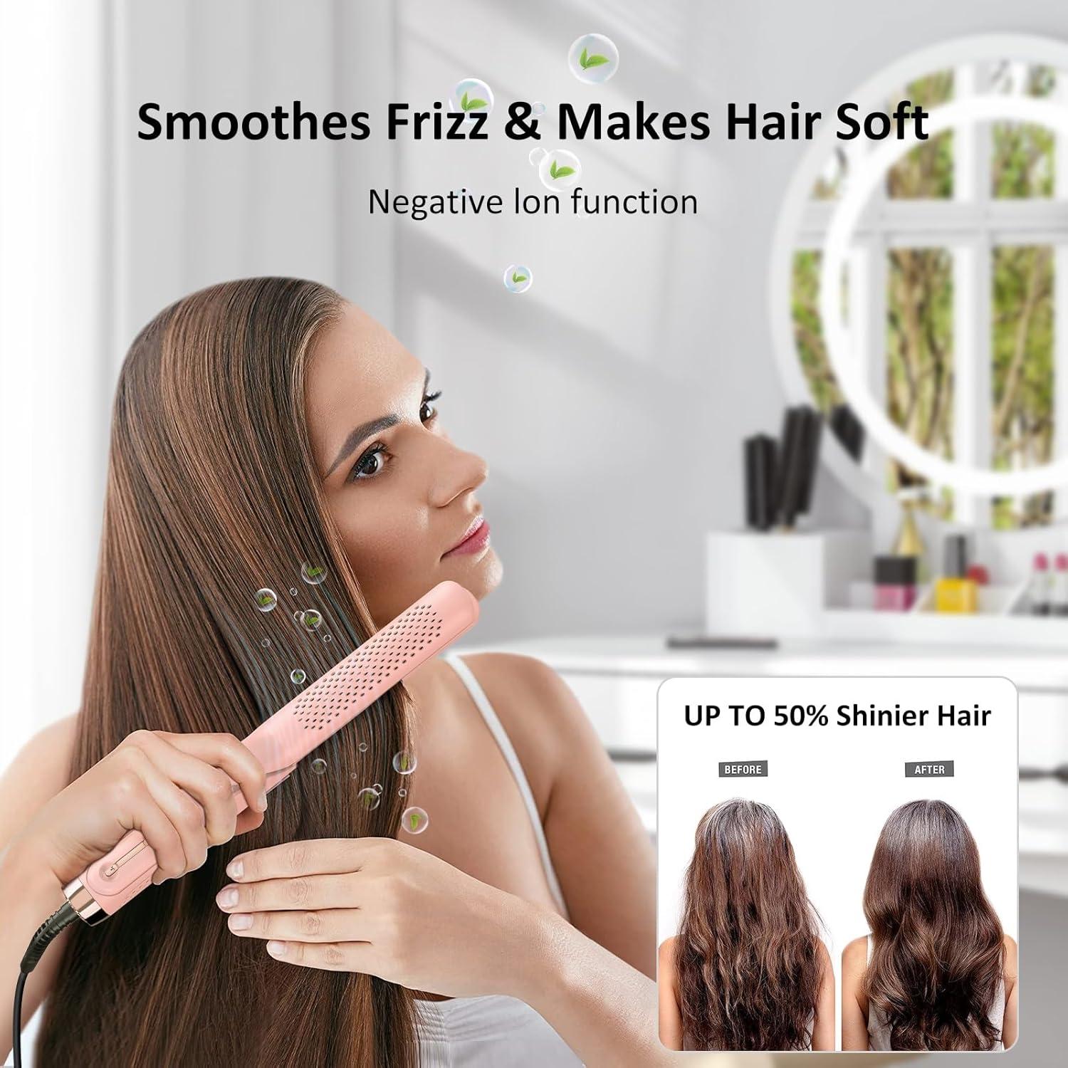 Rizador Automático HITTIONA 1 Pulgada 12 Temperaturas Rosa