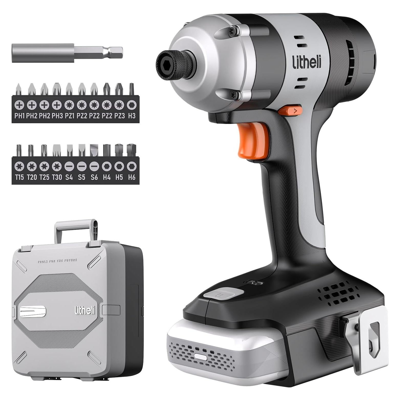 Destornillador de Impacto Inalámbrico Litheli U20 20V 1593 Nm