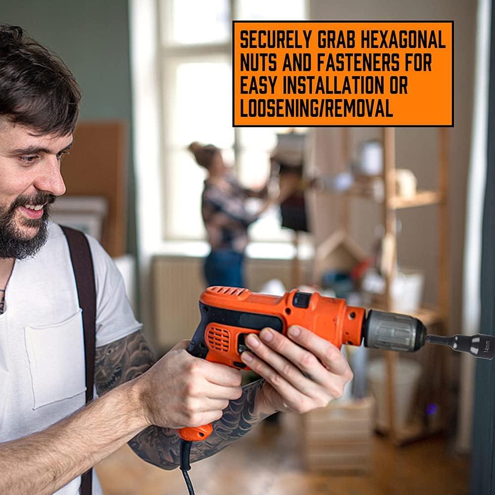 Juego de 12 Destornilladores de Tuerca Magnético SEDY SAE y Métrico