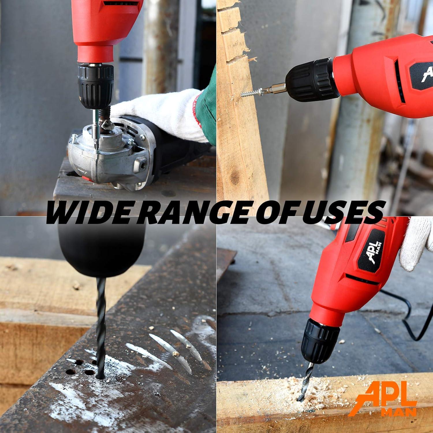 Taladro Inalámbrico APLMAN 21V con 26 Accesorios y LED