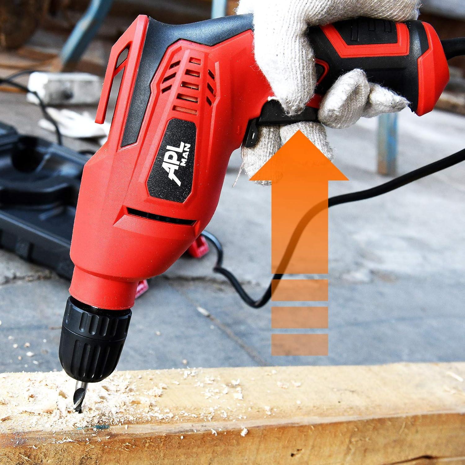 Taladro Inalámbrico APLMAN 21V con 26 Accesorios y LED